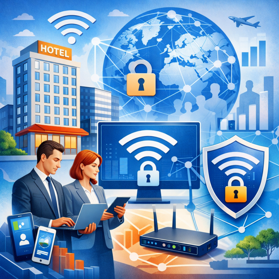Korporatīvie WiFi tīkli viesnīcām un uzņēmumiem