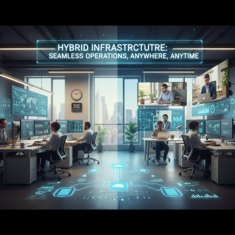 Hybrid infrastructure for businesses in practice