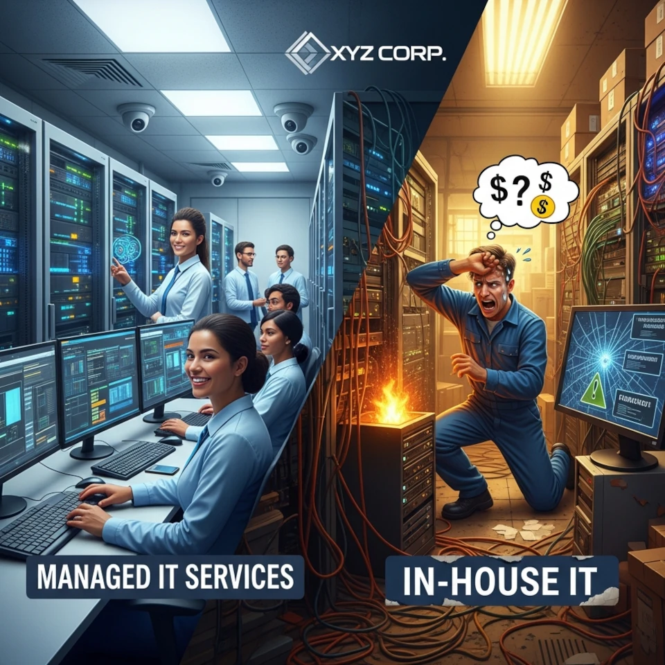 Managed IT services vs internal IT