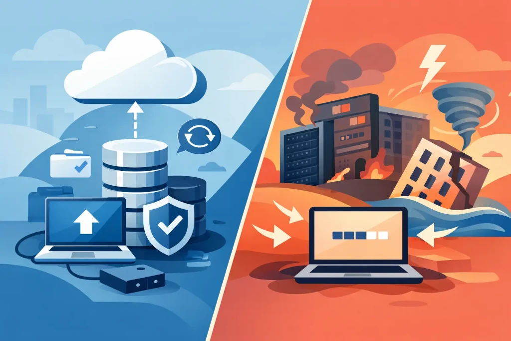 Rezerves kopijas or disaster recovery uzņēmumam